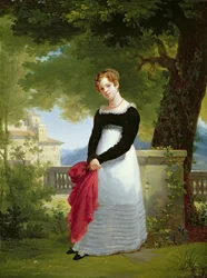 Porträt von Adelaide-Sophie Cleret, ca. 1817